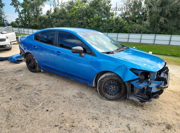 4S3GKAB67L3612652 2020 SUBARU IMPREZA Blue Delantero derecho