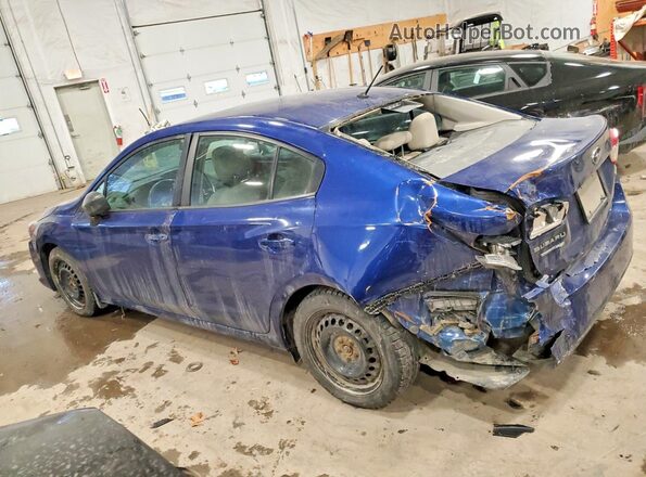 4S3GKAB67N3605378 2022 SUBARU IMPREZA Синий Задняя левая четверть