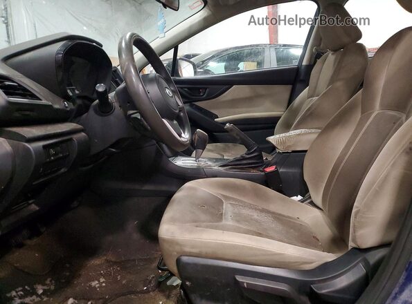 4S3GKAB67N3605378 2022 SUBARU IMPREZA Синий Вид салона спереди