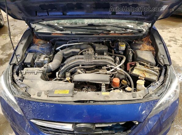 4S3GKAB67N3605378 2022 SUBARU IMPREZA Синий Вид задней части салона