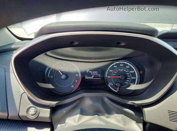 4S3GKAB68H3622856 2017 SUBARU IMPREZA Gray Instrument cluster view