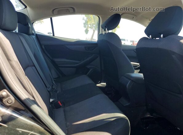 4S3GKAB68J3600880 2018 SUBARU IMPREZA Black Widok tylnych siedzeń