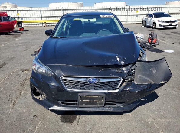 4S3GKAB68J3600880 2018 SUBARU IMPREZA Black Widok z przodu