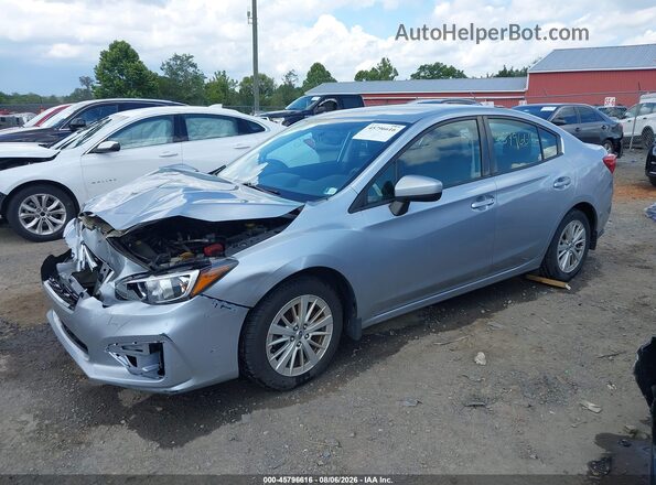 4S3GKAB69H3601689 2017 SUBARU IMPREZA Silver Przód lewy