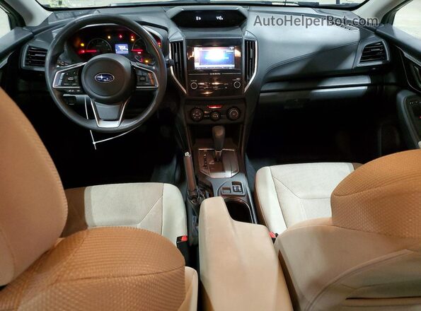 4S3GKAB69H3603510 2017 SUBARU IMPREZA Black Вид панелі приладів