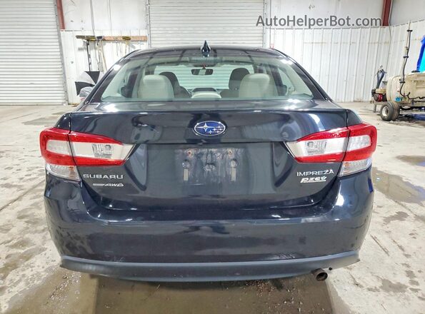 4S3GKAB69H3603510 2017 SUBARU IMPREZA Black Вид ззаду