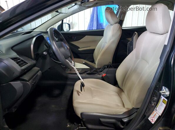 4S3GKAB69H3603510 2017 SUBARU IMPREZA Black Вид салону спереду