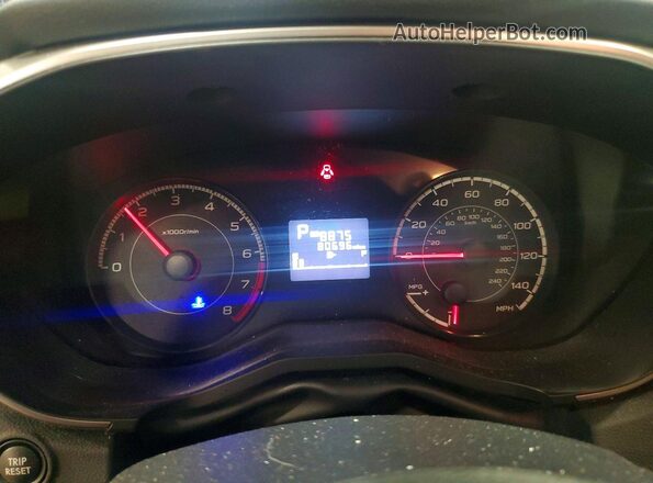 4S3GKAC64K3612413 2019 SUBARU IMPREZA Blue Սարքավորումների վահանակի տեսք