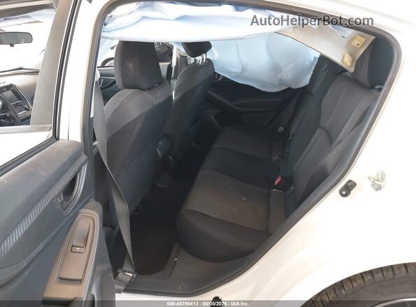 4S3GKAC69K3612410 2019 SUBARU IMPREZA White Vista de la etiqueta del VIN