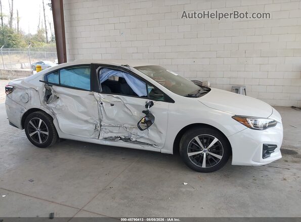 4S3GKAC69K3612410 2019 SUBARU IMPREZA White Vista interior trasera