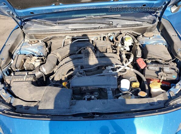 4S3GKAD64J3622842 2018 SUBARU IMPREZA Blue Вид задньої частини салону