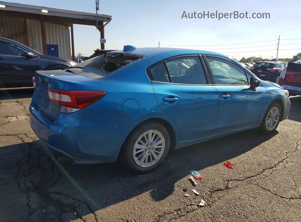 4S3GKAD64J3622842 2018 SUBARU IMPREZA Blue Задня права чверть
