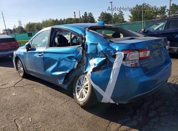 4S3GKAD64J3622842 2018 SUBARU IMPREZA Blue Задня ліва чверть