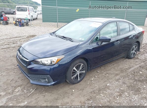 4S3GKAD64L3609141 2020 SUBARU IMPREZA Синий Передняя левая четверть