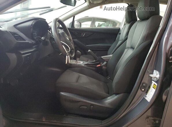 4S3GKAD64M3604569 2021 SUBARU IMPREZA Угольный Вид салона спереди