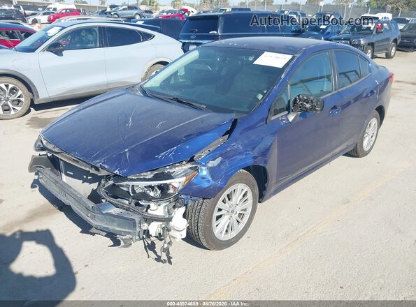 4S3GKAD66J3604973 2018 SUBARU IMPREZA Blue Vista tres cuartos delantera izquierda