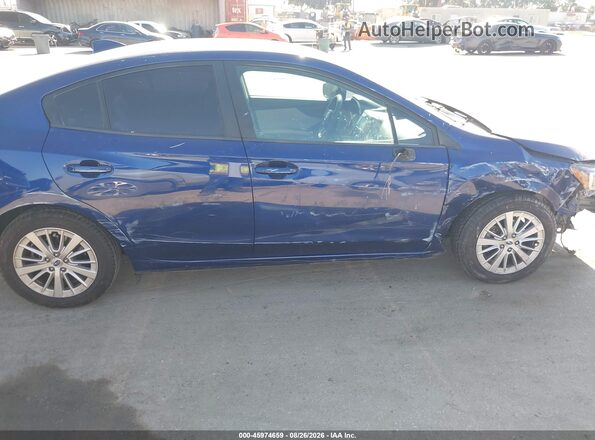 4S3GKAD66J3604973 2018 SUBARU IMPREZA Blue Vista interior de 360 grados