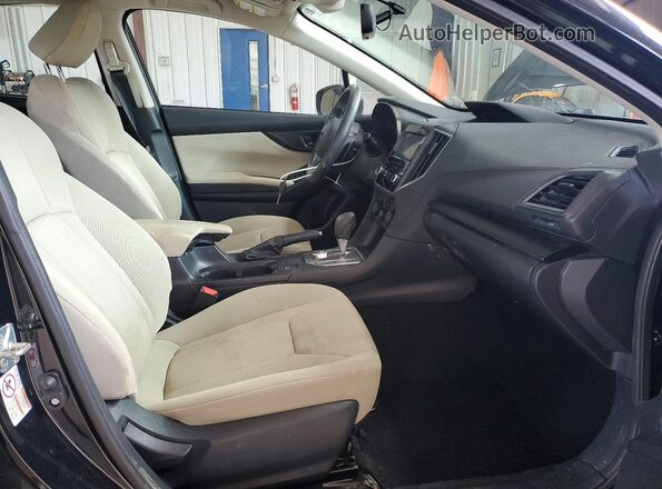 4S3GKAD67K3602182 2019 SUBARU IMPREZA Black Vista interior delantera