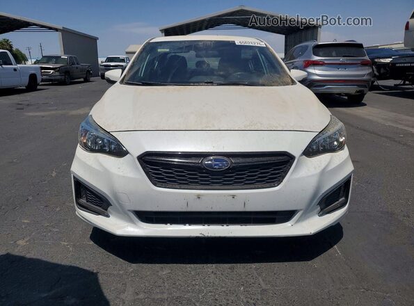 4S3GKAJ66K3603652 2019 SUBARU IMPREZA White წინა ხედი