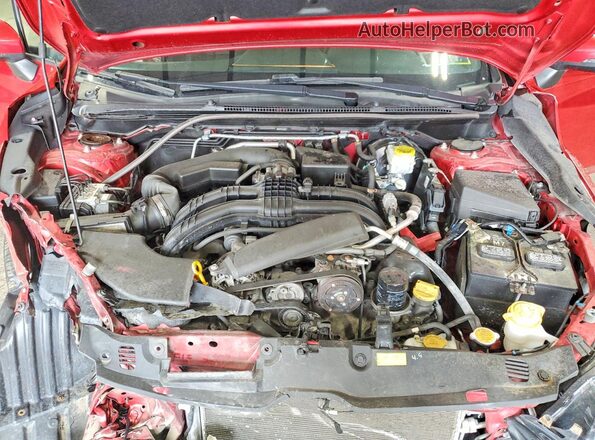 4S3GKAJ68K3616077 2019 SUBARU IMPREZA Red Вид задньої частини салону