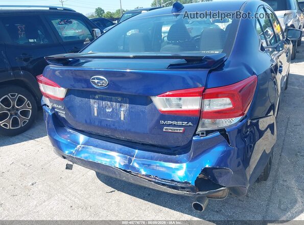 4S3GKAK68H3609394 2017 SUBARU IMPREZA Blue Вид спереду