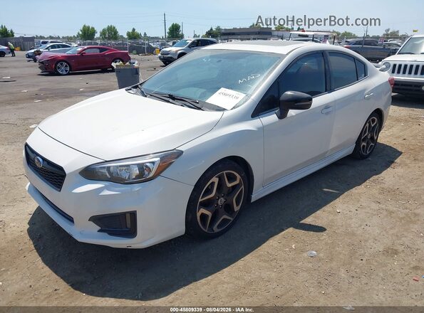 4S3GKAL68H3600239 2017 SUBARU IMPREZA White წინა მარცხენა ხედი სამი მეოთხედიდან
