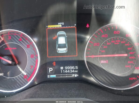 4S3GKAL68H3600239 2017 SUBARU IMPREZA White უკანა სავარძლების ხედი