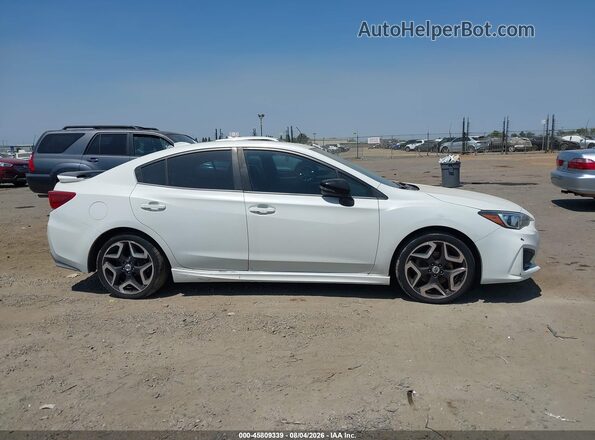 4S3GKAL68H3600239 2017 SUBARU IMPREZA White უკანა სალონის ხედი