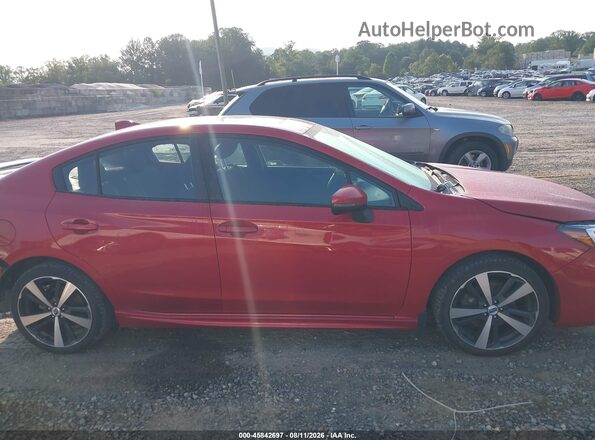 4S3GKAL68J3602336 2018 SUBARU IMPREZA Красный Панорамный вид салона 360°