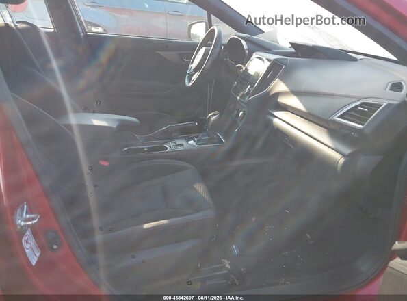 4S3GKAL68J3602336 2018 SUBARU IMPREZA Красный Вид салона спереди