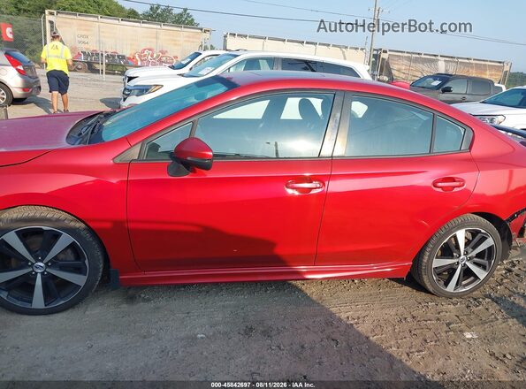 4S3GKAL68J3602336 2018 SUBARU IMPREZA Красный 