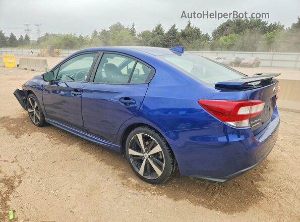 4S3GKAM61J3605318 2018 SUBARU IMPREZA Blue Հետևի ձախ