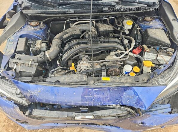 4S3GKAM61J3605318 2018 SUBARU IMPREZA Blue Սալոնի հետևի տեսք