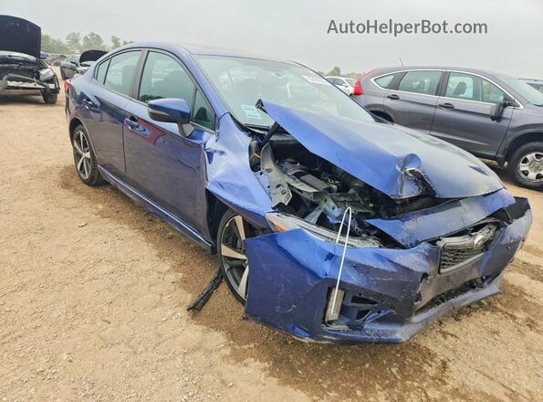 4S3GKAM61J3605318 2018 SUBARU IMPREZA Blue Առջևի աջ