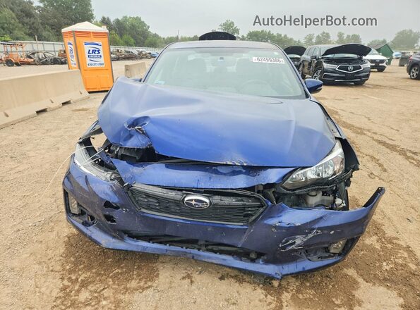 4S3GKAM61J3605318 2018 SUBARU IMPREZA Blue Դիմացի տեսք