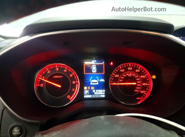 4S3GKAM61J3605996 2018 SUBARU IMPREZA Gray ხელსაწყოთა პანელის ხედი