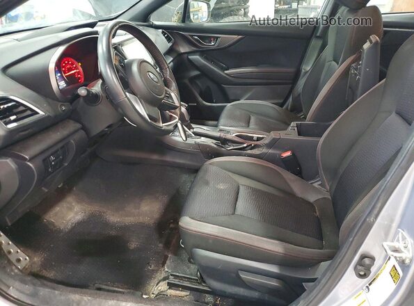 4S3GKAM61J3605996 2018 SUBARU IMPREZA Gray წინა სალონის ხედი
