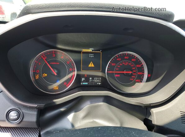 4S3GKAM62H3627659 2017 SUBARU IMPREZA Blue Սարքավորումների վահանակի տեսք