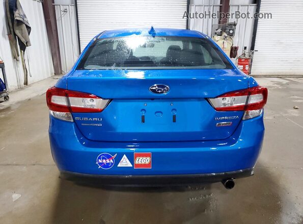 4S3GKAM62L3605525 2020 SUBARU IMPREZA Blue Вид ззаду