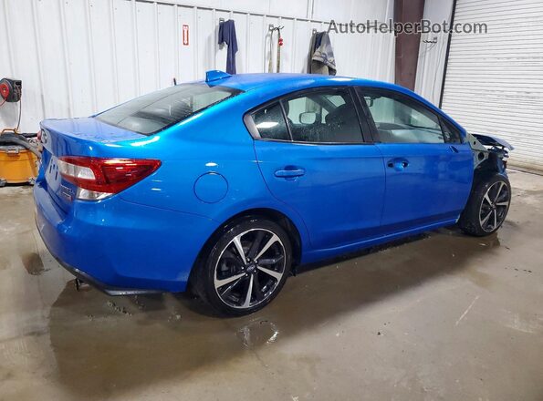 4S3GKAM62L3605525 2020 SUBARU IMPREZA Blue Задня права чверть