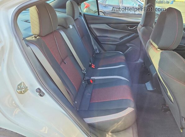 4S3GKAM64L3600374 2020 SUBARU IMPREZA White Вид задніх сидінь
