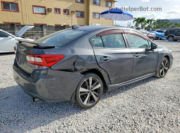 4S3GKAM66K3602268 2019 SUBARU IMPREZA Серый Задняя правая четверть