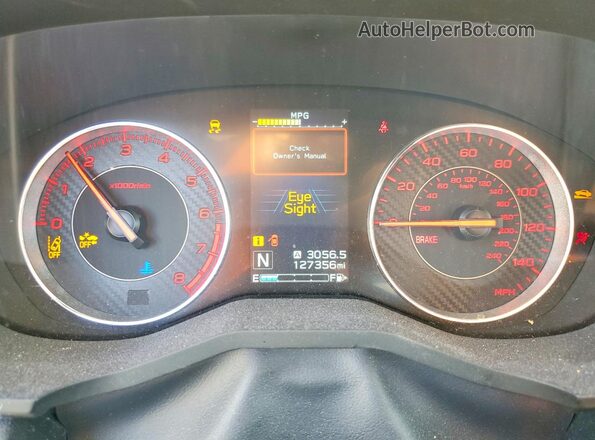 4S3GKAM66K3602268 2019 SUBARU IMPREZA Серый Вид щитка приборов