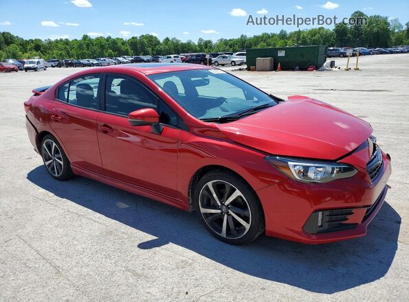 4S3GKAM66P3604898 2023 SUBARU IMPREZA Red Delantero derecho