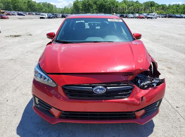 4S3GKAM66P3604898 2023 SUBARU IMPREZA Red Vista frontal