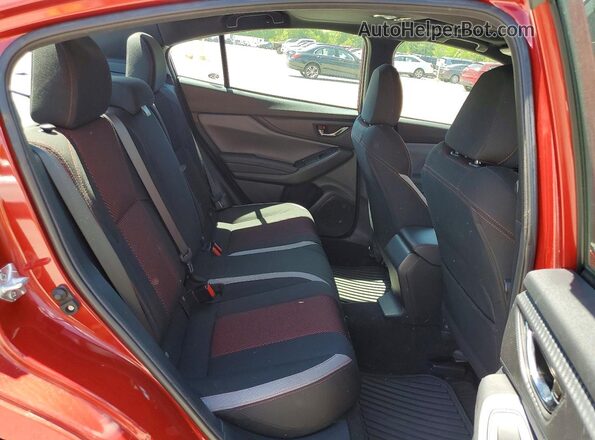 4S3GKAM66P3604898 2023 SUBARU IMPREZA Red Vista de los asientos traseros
