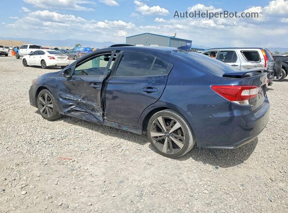 4S3GKAM68K3619413 2019 SUBARU IMPREZA Blue Rear left
