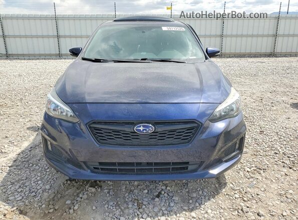 4S3GKAM68K3619413 2019 SUBARU IMPREZA Blue Front view