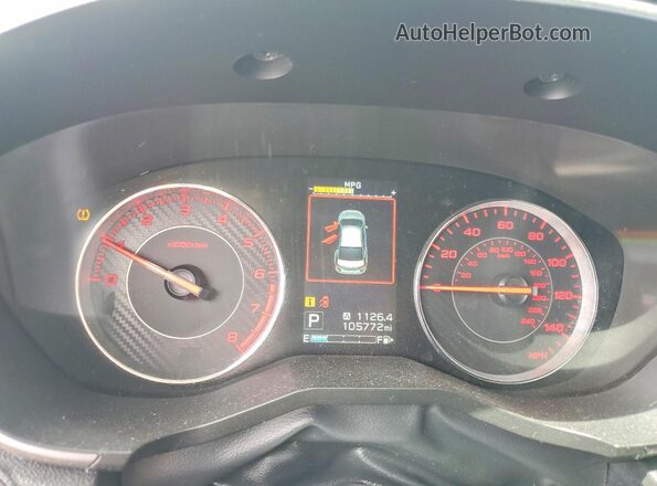 4S3GKAM68K3619413 2019 SUBARU IMPREZA Blue Instrument cluster view