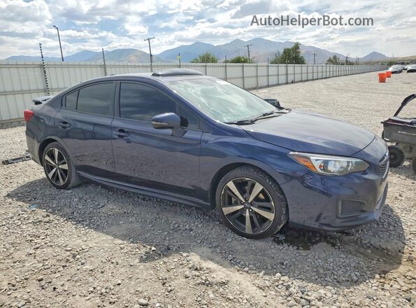 4S3GKAM68K3619413 2019 SUBARU IMPREZA Blue Front right